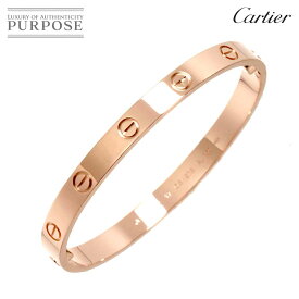 【新品同様】 カルティエ Cartier ラブ ブレス #17 K18 PG ピンクゴールド 750 ブレスレット バングル Love Bracelet【証明書付き】【中古】