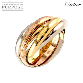 【新品同様】 カルティエ Cartier トリニティ SM #49 リング K18 YG WG PG 5連 スリーゴールド 3カラー 750 指輪 Trinity Ring【中古】