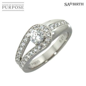 【新品同様】 サバース SA BIRTH グッドホープ 5.5号 リング ダイヤ 0.21/0.23ct Pt プラチナ 指輪 Diamond Ring【証明書付き】【中古】