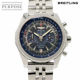 【新品仕上げ 済み】 ブライトリング BREITLING ベントレー スーパースポーツ A26364 クロノグラフ 世界限定1000本 メンズ 腕時計 デイト ブラック 自動巻き Bentley 【中古】