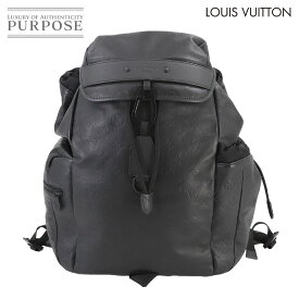 【未使用 展示品】 ルイ ヴィトン LOUIS VUITTON モノグラム シャドウ ディスカバリー バックパック レザー ブラック M43680 Discovery Backpack 【中古】