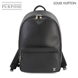 【新品同様】 ルイ ヴィトン LOUIS VUITTON タイガ アレックス バックパック リュックサック レザー ノワール M30258 RFID Taiga Alex Backpaack 【中古】