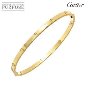【新品同様】 カルティエ Cartier ラブ ブレス SM #19 K18 YG イエローゴールド 750 ブレスレット バングル Love Bracelet【証明書付き】【中古】
