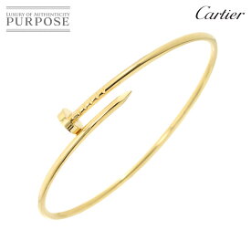 【新品同様】 カルティエ Cartier ジュストアンクル SM #18 ブレスレット K18 YG イエローゴールド 750 Juste Un Clou Bracelet【証明書付き】【中古】