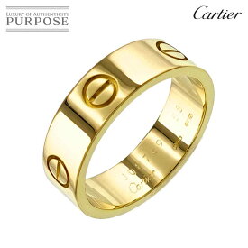 【新品同様】 カルティエ Cartier ラブ #58 リング K18 YG イエローゴールド 750 指輪 Love Ring【中古】