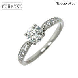 【新品同様】 ティファニー TIFFANY&Co. ハーモニー ダイヤ 0.57ct G/VVS1/3EX 9号 リング Pt プラチナ 指輪 Harmony Diamond Ring【鑑定書付き】【中古】