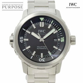 IWC アクアタイマー IW329002 メンズ 腕時計 デイト ブラック 文字盤 オートマ 自動巻き ウォッチ インターナショナル ウォッチ カンパニー Aqua Timer 【中古】