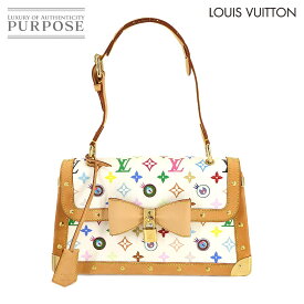 【新品同様】 ルイ ヴィトン LOUIS VUITTON アイラブ モノグラム マルチカラー サック ラバ ショルダー バッグ ブロン M92051 ゴールド 金具 Sac Rabat 【中古】