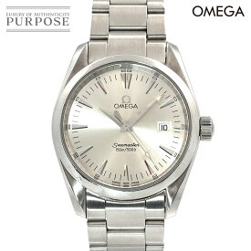 オメガ OMEGA シーマスター アクアテラ 2518 30 メンズ 腕時計 デイト シルバー クォーツ ウォッチ Seamaster 【中古】