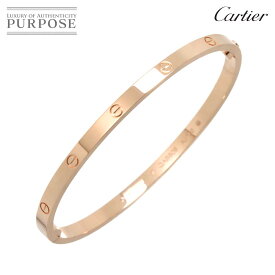 【新品同様】 カルティエ Cartier ラブ ブレス SM #17 K18 PG ピンクゴールド 750 ブレスレット バングル Love Bracele【中古】