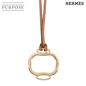 エルメス HERMES ブックルリ ペンダント ネックレス ゴールド ゴールド 金具 アトラージュ Bouclerie Pendant 【中古】