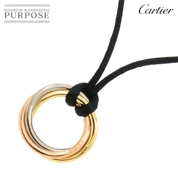 楽天市場】【新品同様】 カルティエ Cartier トリニティ ネックレス  