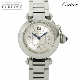 カルティエ Cartier ミスパシャ W3140007 レディース 腕時計 シルバー クォーツ ウォッチ Miss Pasha 【中古】