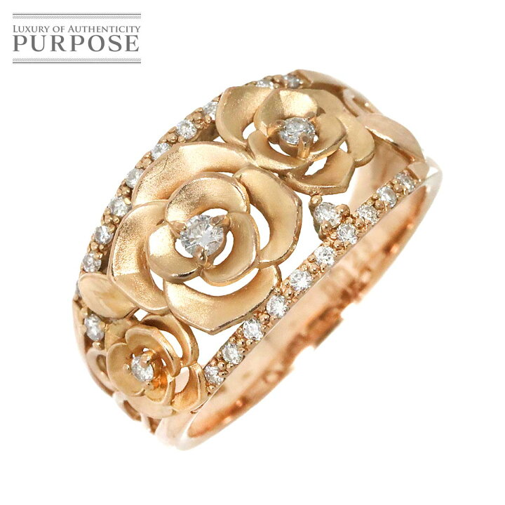 楽天市場】【新品仕上げ】 リング 15号 ダイヤ 0.23ct K18 PG ピンク 