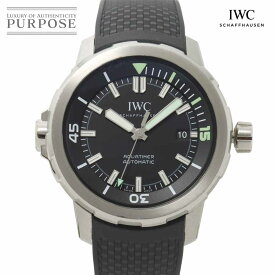 IWC アクアタイマー IW329001 メンズ 腕時計 デイト ブラック 文字盤 オートマ 自動巻き ウォッチ インターナショナル ウォッチ カンパニー Aqua Timer 【中古】
