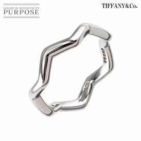 【新品同様】 ティファニー TIFFANY&Co. ジグザグ 15.5号 リング Pt プラチナ 指輪 Ring【中古】