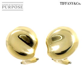 【新品同様】 ティファニー TIFFANY&Co. ビーン イヤリング K18 YG イエローゴールド 750 Bean Earrings Clip-on 【中古】