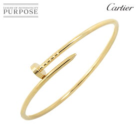 【新品同様】 カルティエ Cartier ジュストアンクル SM #16 ブレスレット K18 YG 750 Juste Un Clou Bracelet 【証明書付き】【中古】