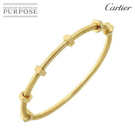 【新品同様】 カルティエ Cartier エクル ドゥ ブレスレット #17 K18 YG イエローゴールド 750 ECROU Bracelet【証明書付き】【中古】