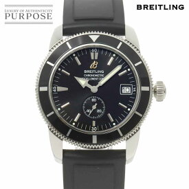 ブライトリング BREITLING スーパーオーシャン ヘリテージ 38 A37320 メンズ 腕時計 デイト ブラック 自動巻き Super Ocean 【中古】