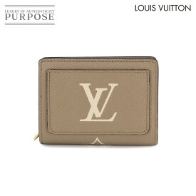 【新品同様】 ルイ ヴィトン LOUIS VUITTON モノグラム アンプラント ポルトフォイユ クレア 二つ折り 財布 レザー トゥルトレール クレーム M82370 RFID Clea Wallet 【中古】