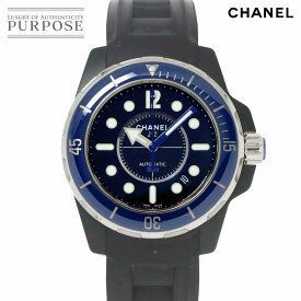 シャネル CHANEL J12 マリーン 42mm H2559 メンズ 腕時計 デイト ブラック オートマ 自動巻き ウォッチ Marine 【中古】