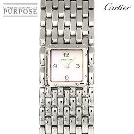 カルティエ Cartier パンテール リュバン W61003T9 レディース 腕時計 ピンクシェル クォーツ ウォッチ Panthere 【中古】