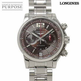 ロンジン LONGINES アドミラル クロノグラフ L3 666 4 メンズ 腕時計 デイト ブラウン 自動巻き Admiral 【中古】