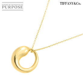 【新品同様】 ティファニー TIFFANY&Co. エターナルサークル ロング ネックレス 70cm K18 YG イエローゴールド 750 Necklace【中古】