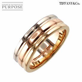 【新品同様】 ティファニー TIFFANY&Co. 10号 リング K14 YG WG PG 3連 スリーゴールド 3カラー 585 指輪 Ring【中古】