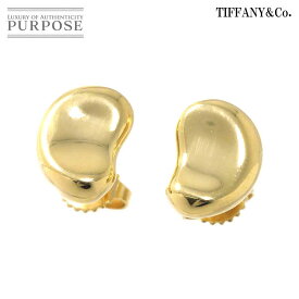 【新品同様】 ティファニー TIFFANY&Co. ビーン ピアス K18 YG イエローゴールド 750 Bean Earrings Pierced【中古】