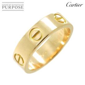 【新品同様】 カルティエ Cartier ラブ #53 リング K18 YG イエローゴールド 750 指輪 Love Ring【中古】