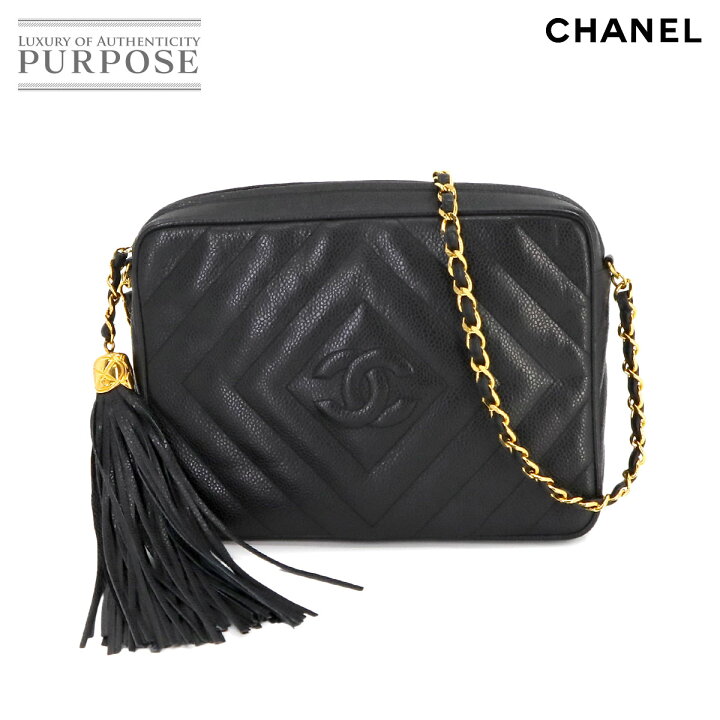 楽天市場】【新品同様】 シャネル CHANEL キャビアスキン チェーン  