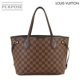 ルイ ヴィトン LOUIS VUITTON ダミエ ネヴァーフル PM トート バッグ エベヌ N51109 ブラウン Damier Neverfull PM 【中古】