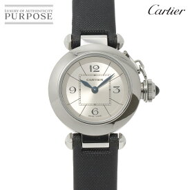 カルティエ Cartier ミスパシャ W3140025 レディース 腕時計 シルバー クォーツ ウォッチ Miss Pasha 【中古】
