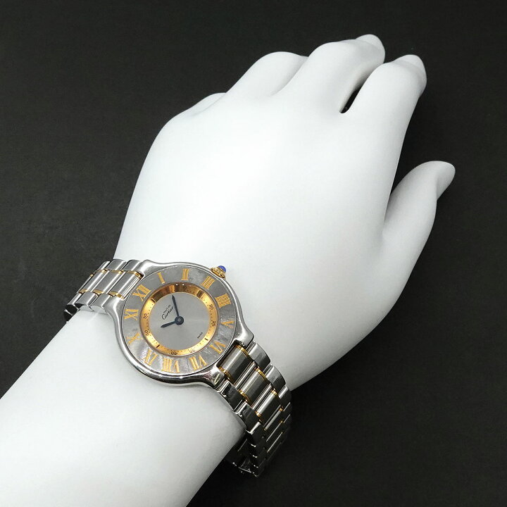 楽天市場】カルティエ Cartier マスト21 ヴァンティアン コンビ 