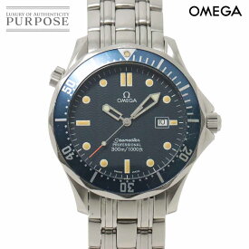 オメガ OMEGA シーマスター プロフェッショナル 2541 80 メンズ 腕時計 デイト ネイビー クォーツ ウォッチ Seamaster professional 【中古】