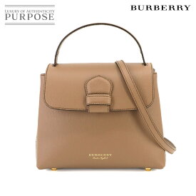 【未使用 展示品】 バーバリー BURBERRY キャンバリー 2way ハンド ショルダー バッグ レザー ダークサンド 8047590 Camberley Bag 【中古】