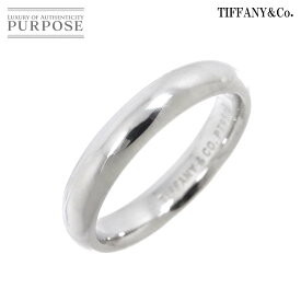 【新品同様】 ティファニー TIFFANY&Co. フォーエバー 14号 リング 幅3mm Pt プラチナ 指輪 Forever Ring【中古】