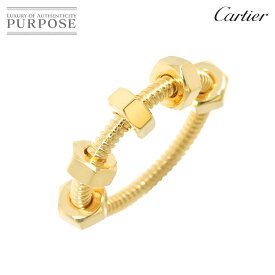 【新品同様】 カルティエ Cartier エクル #50 リング K18 YG イエローゴールド 750 指輪 ECROU Ring【証明書付き】【中古】