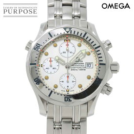 オメガ OMEGA シーマスター プロフェッショナル 2598 20 クロノグラフ メンズ 腕時計 デイト ホワイト 自動巻き ウォッチ Seamaster 【中古】
