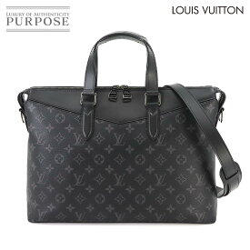 【新品同様】 ルイ ヴィトン LOUIS VUITTON モノグラム エクリプス ブリーフケース エクスプローラー 2way ビジネス ショルダー バッグ ブラック M40566 RFID Briefcase Explorer 【中古】