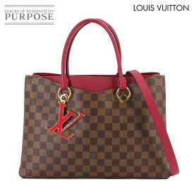 ルイ ヴィトン LOUIS VUITTON ダミエ LVリバーサイド 2way トート ショルダー バッグ エベヌ リドゥヴァン N40052 RFID LV Riverside 【中古】