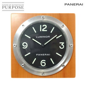 パネライ PANERAI テーブルクロック 置き時計 PAM00151 ブラック クォーツ ウォッチ Table Clock 【中古】