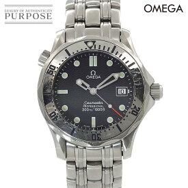 オメガ OMEGA シーマスター プロフェッショナル 2562 80 ボーイズ 腕時計 デイト ネイビー クォーツ ウォッチ Seamaster 【中古】