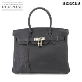 エルメス HERMES バーキン30 ハンド バッグ トゴ ブルーインディゴ □J刻印 Birkin 【中古】