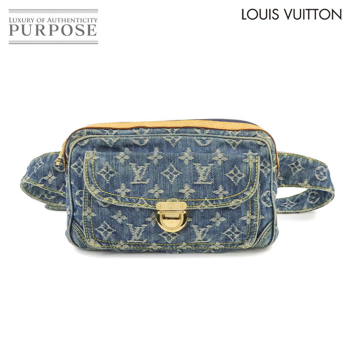 楽天市場】ルイ ヴィトン LOUIS VUITTON モノグラム デニム バムバッグ 