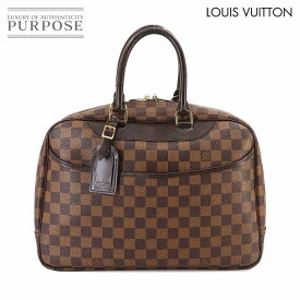 ルイ ヴィトン LOUIS VUITTON ダミエ ドーヴィル パーソナル SPO ハンド バッグ エベヌ N47272 Damier Deauville 【中古】