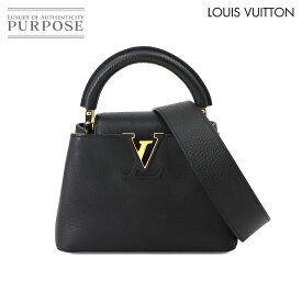 【新品同様】 ルイ ヴィトン LOUIS VUITTON カプシーヌ MINI 2way ハンド ショルダー バッグ トリヨンレザー ノワール M56071 RFID Capucines MINI Bag 【中古】