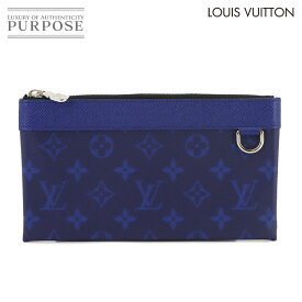 【未使用 展示品】 ルイ ヴィトン LOUIS VUITTON タイガラマ ポシェット ディスカバリー PM ポーチ コバルト M30278 Discovery Pochette PM 【中古】